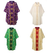 Colourful Church Priest Clergy Catholic Robe Fancy Dress Costume (FD183)
