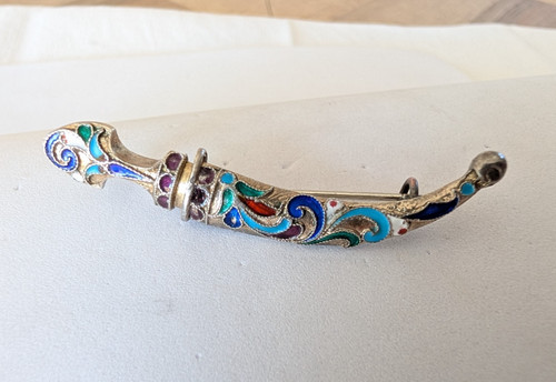Solid silver russian enamel - solid,