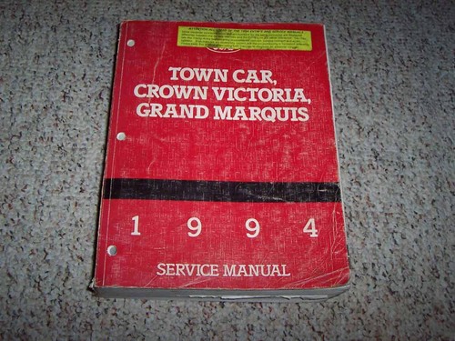 1994 lincoln town car service - 1994,