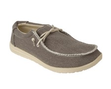 MENS GREY CASUAL BOAT DECK