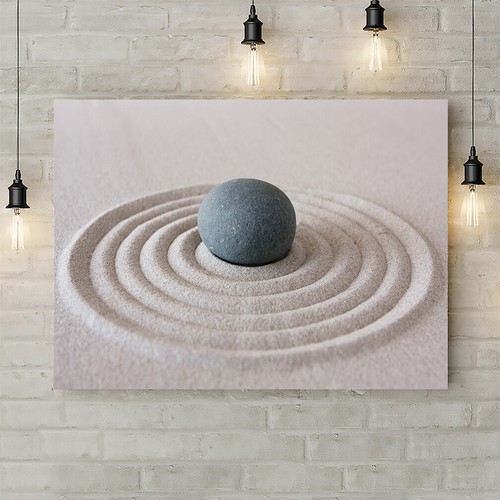 Zen pebble ripple - sand,