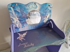 Disney Fairies Folding Dressing Table - solid wood and in good condition