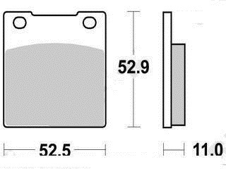 Brake pad honda - brake, rs