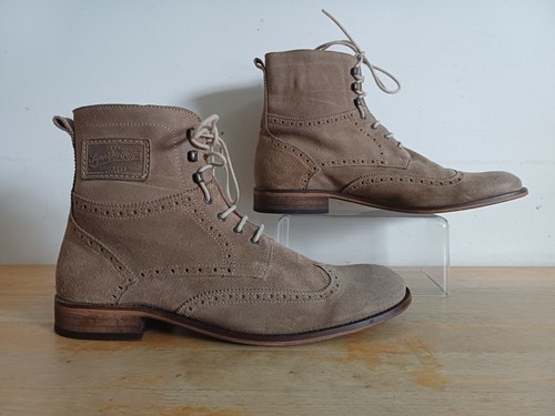 Superdry men tan suede - tan,
