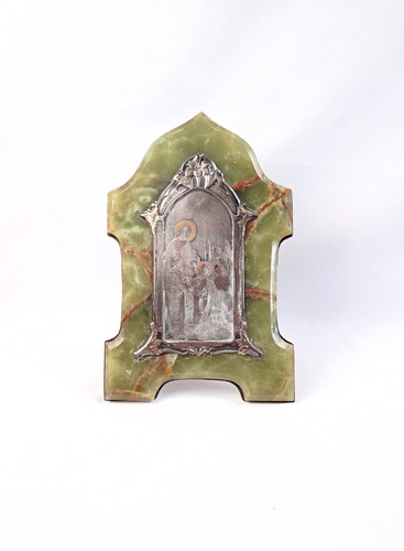 Art nouveau green veined - green, &
