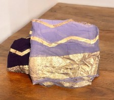 Designer georgette lilac Saree