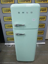 Smeg Fridge Freezer Pastel Green FAB30RPG5UK 60cm 50s Style A Graded (CH-2514)