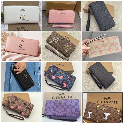 Coach long zip around wallet - around,