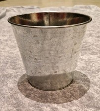 Ringed Galvanised Metal Plant