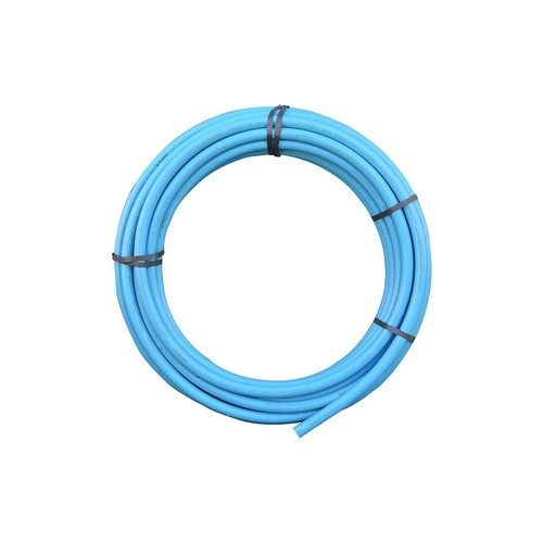 Blue mdpe plastic mains - mains, water