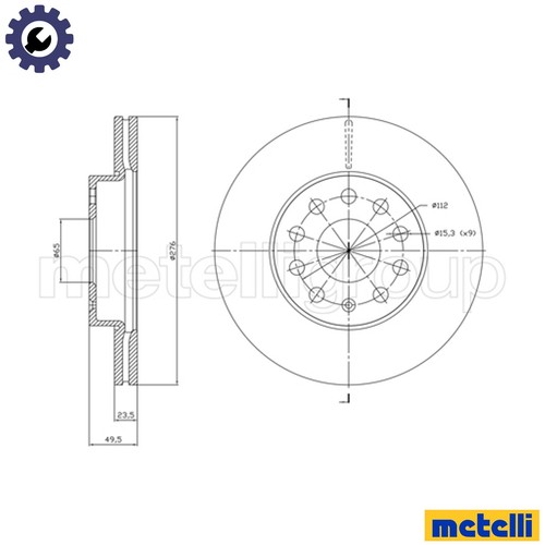 Brake disc 1767c for - 2x,