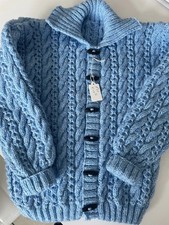 Child’s Blue Hand Knitted