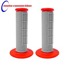 APICO MX GRIPS RED / GREY FOR HONDA CRF250X CRF450X  2004 - 2019