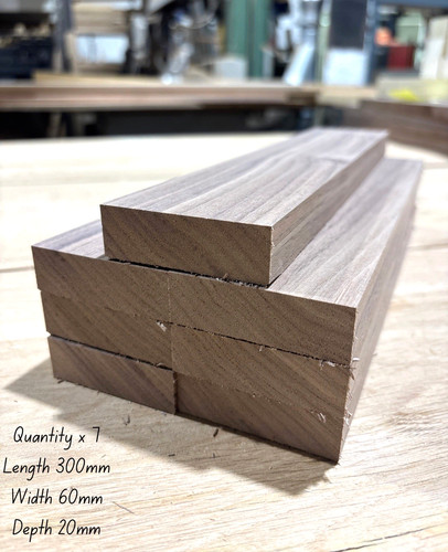 Planed walnut offcuts - walnut,