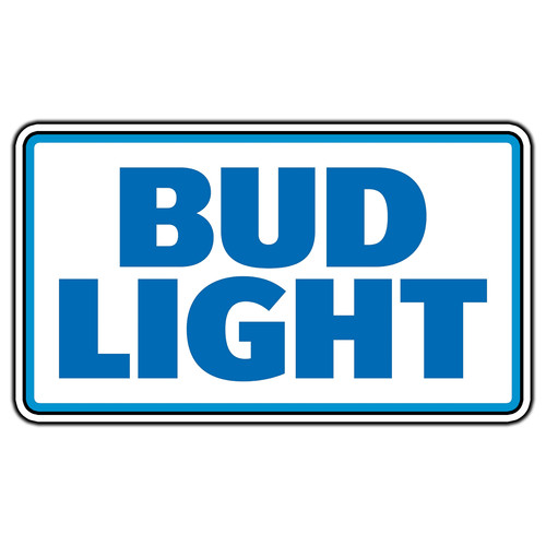 Bud light logo sticker - #3,