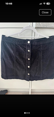 Denim black corduroy - black,