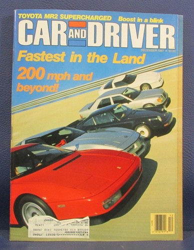 Car and driver magazine - driver,