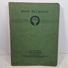 Roof Plumbing 1955 Vintage Workshop Manual Dept. Labour & National Service Aust.
