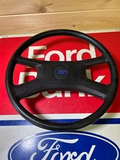FORD FIESTA MK1 STEERING WHEEL GENUINE NEW FORD PART 77 FB  3600-COW