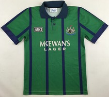 Newcastle United 1993-95 1995 Asics shirt jersey Utd 90s vintage BOYS Large L