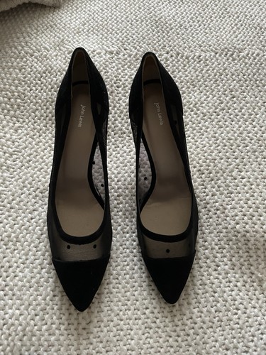 Ladies black evening shoes - black,