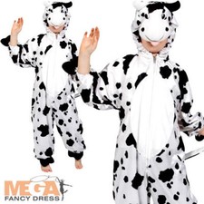 Cow Kids Farm Animal Fancy Dress Child Boys Girls Costume Outfit 3-11 Years New