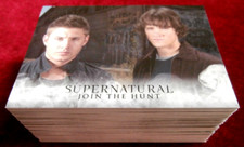 SUPERNATURAL Season 1 to 3 - Complete Base Set (72 Cards) - Cryptozoic 2014