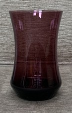 Vintage Waisted Amethyst Glass
