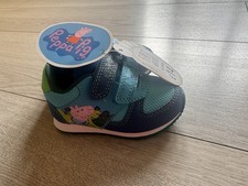 Peppa Pig By George My First Walker Baby Trainers Size 3 U.K. Toddler Shoes New