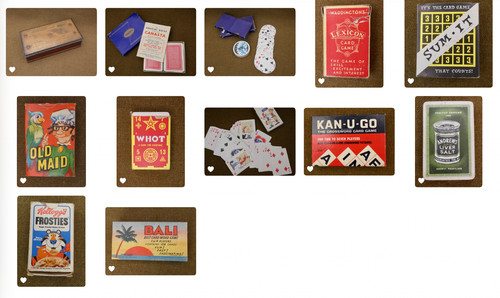 Various vintage card games - vintage,
