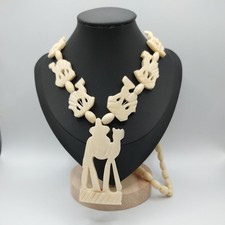 Vintage Carved Camel And Bead