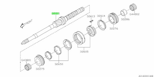 Shaft transmission main - main, for
