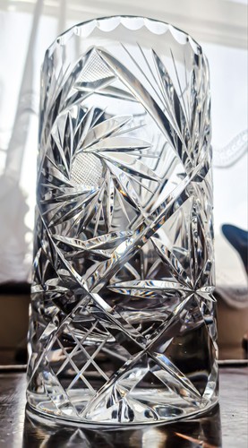 Heavy cut crystal pinwheel - heavy,