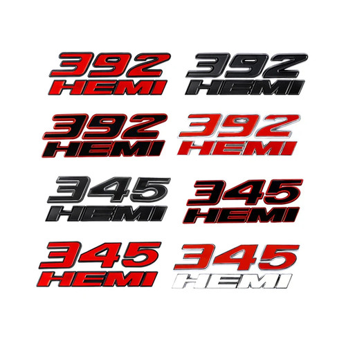 Metal hemi 392 345 emblem - 392,