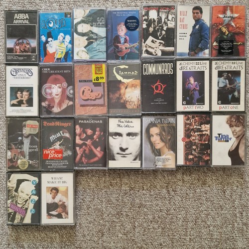 Music cassette tapes list - music,