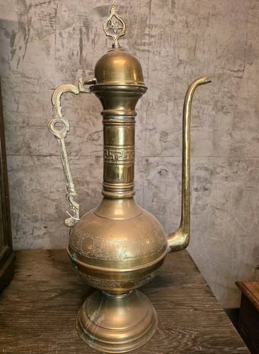 Large brass vintage moroccan - large,