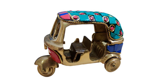 Brass auto rickshaw - @,