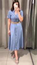 ZARA NEW BLUE COLLAR SOFT