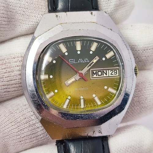 Vintage soviet watch slava - soviet,