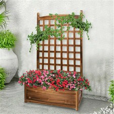 Wood raised garden bed - raised,