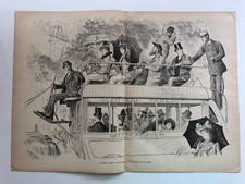 1891 Harpers Antique Print