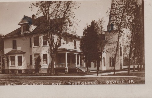 Postcard gowrie iowa luth - postcard,