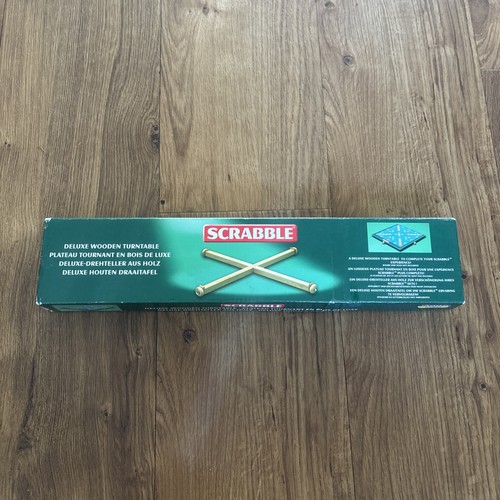 Scrabble deluxe wooden - deluxe,