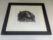 Genuine Hand Signed Kyffin Williams Gaucho On Horseback