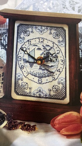 Delft windmill clock - windmill,