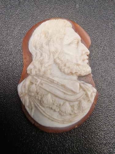 Antique victorian carved shell - victorian,