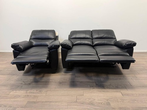 Toby black faux - black, leather