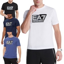 ARMANI EA7 3DPT81 Mens T Shirt Emporio Armani Short Sleeve Casual Cotton Tee Top