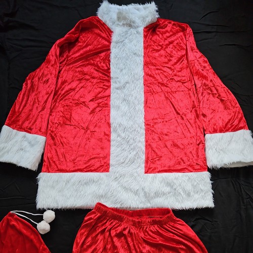 Deluxe velvet piece santa - deluxe,