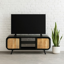 Industrial Metal TV Stand